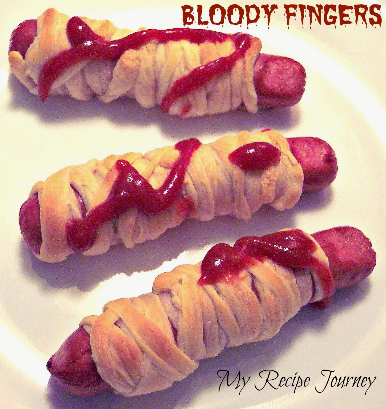 My Recipe Journey: Bloody Fingers - Halloween Food