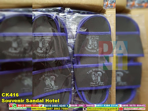 jual Souvenir Sandal Hotel