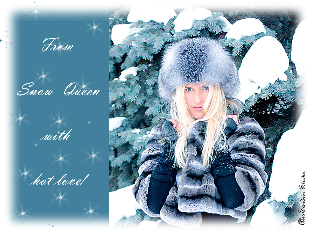 оделась елка в снежную шубу будто.