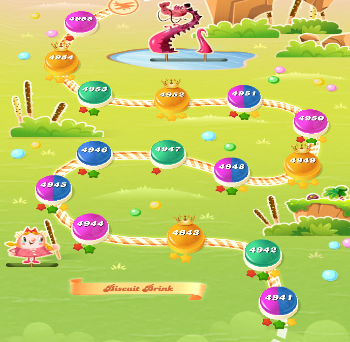 Candy Crush Saga level 4941-4955 Candy Crush Saga level 4941-4955