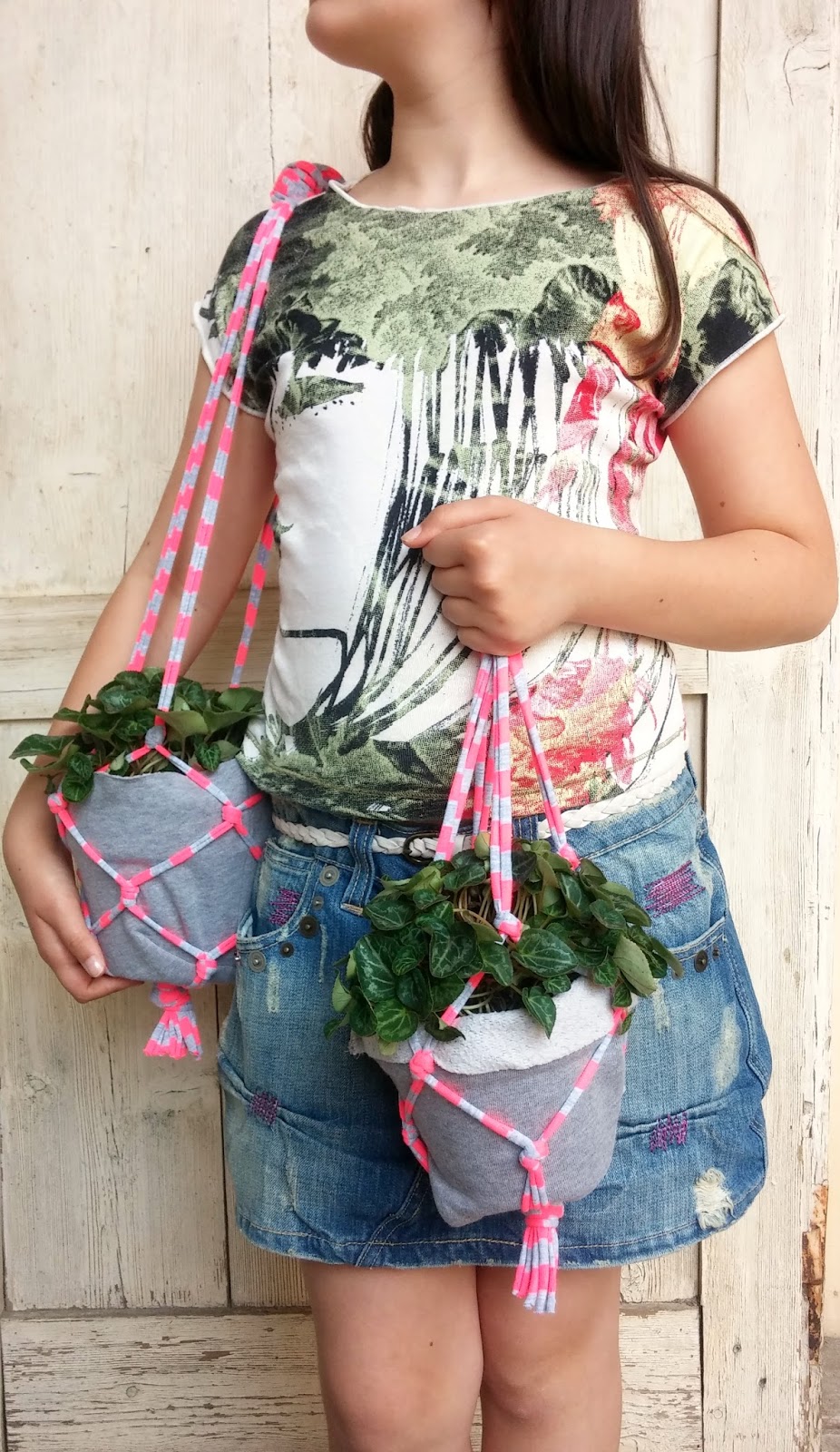 Ella & Nesta's Little Room DIY Tutorial for Recycled Fabric Vase