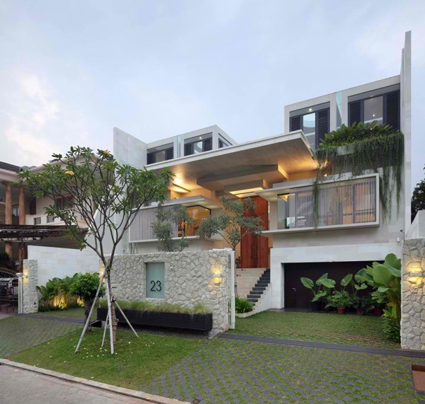 Inspirasi Penataan Depan Rumah Mewah Modern Inspirasi Penataan Depan Rumah Mewah Modern