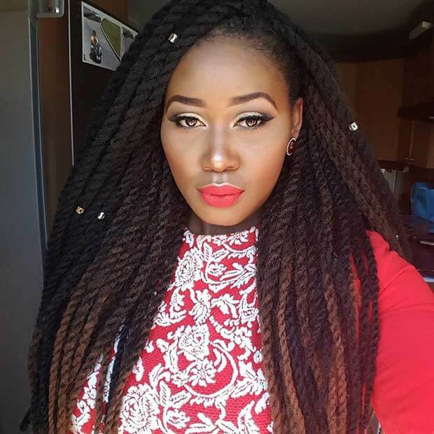 19 Crochet Black Twists Braids Hairstyles 2018 For African