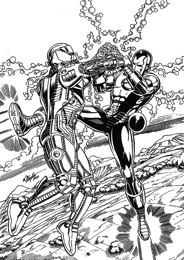 Iron Man Coloring Pages ~ Free Printable Coloring Pages - Cool Coloring