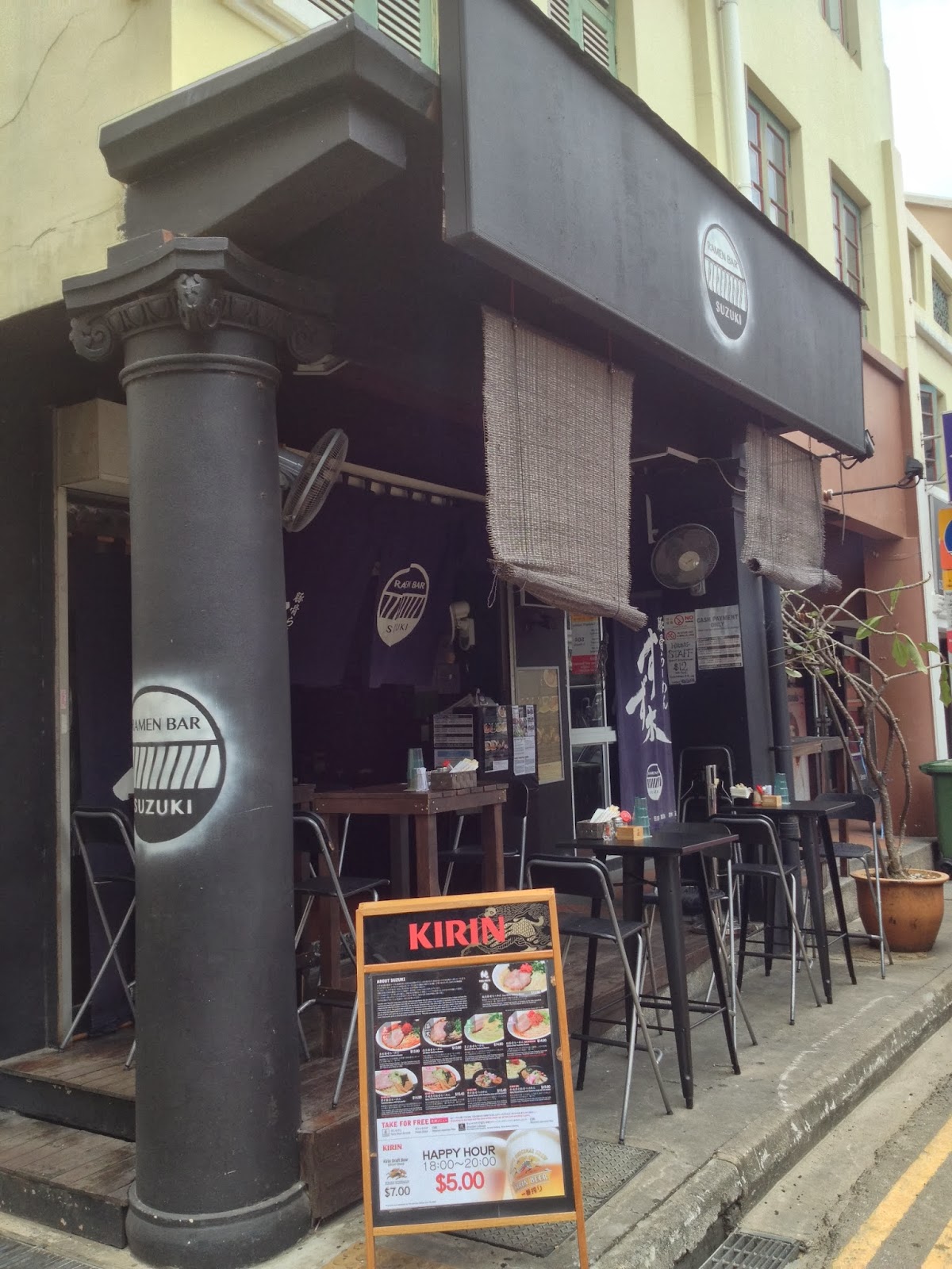 food+road trip Ramen Bar Suzuki Boat Quay, Singapore.