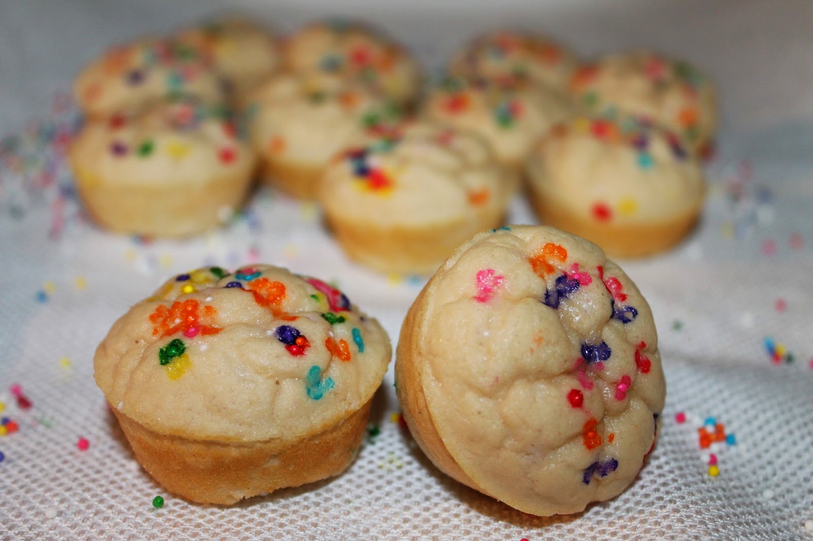 Not so ordiNANNY me! Confetti Mini Muffins