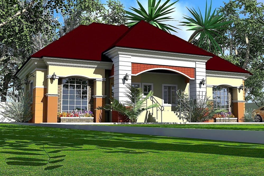Architectural Designs by Blacklakehouse: 4 bedroom Bungalow