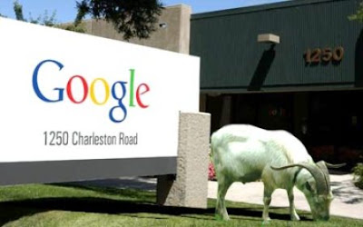 google googleplex cabras cortar cesped