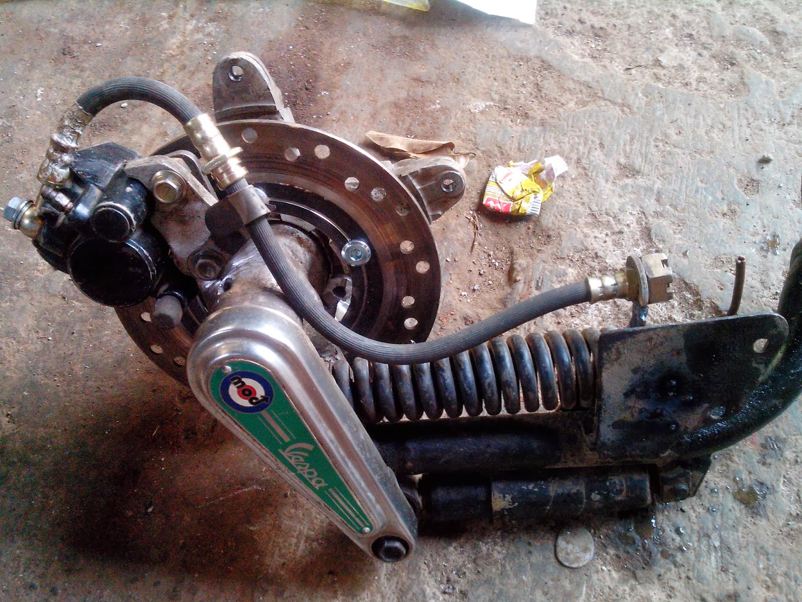 Vespa Super EDI 1976 disc brake vespa