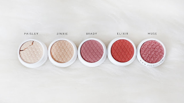 Colourpop Super Shock Shadows - Paisley, Jinxie, Brady, Elixir, Muse