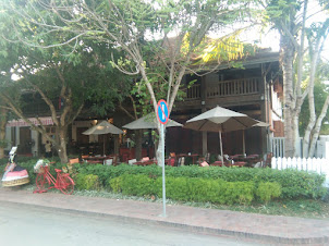 A plush restaurant in Luang Prabang.