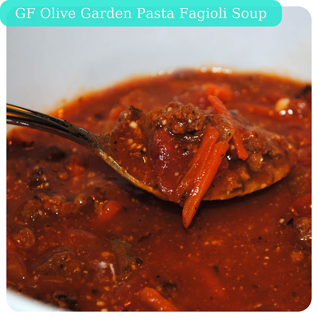 Gluten Free Booty GF Olive Garden Pasta Fagioli Soup