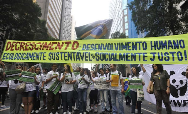Ambientalismo condena o Brasil à estagnaçao e à miséria, diz Lindzen.  Na Rio+20 pedem "decrescimento". Foto Marcello Casal Jr-ABR