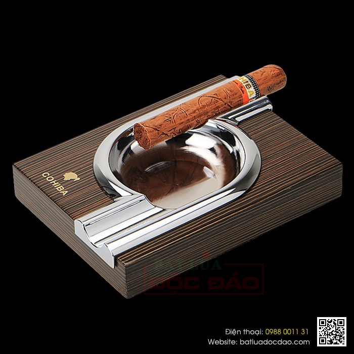 Gạt tàn cohiba, gạt tàn xì gà 2 điếu Cohiba CG233 Gat-tan-xi-ga-cao-cap-phu-kien-cigar