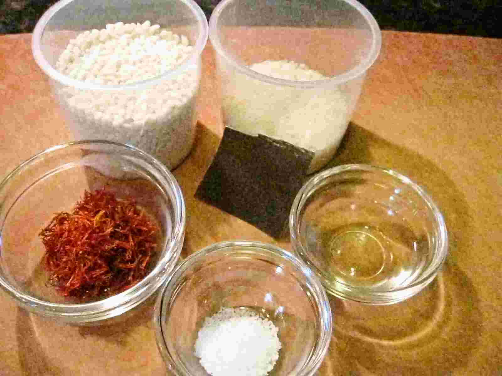 Recipes for Tom Benibana gohan / steamed rice with safflower petals