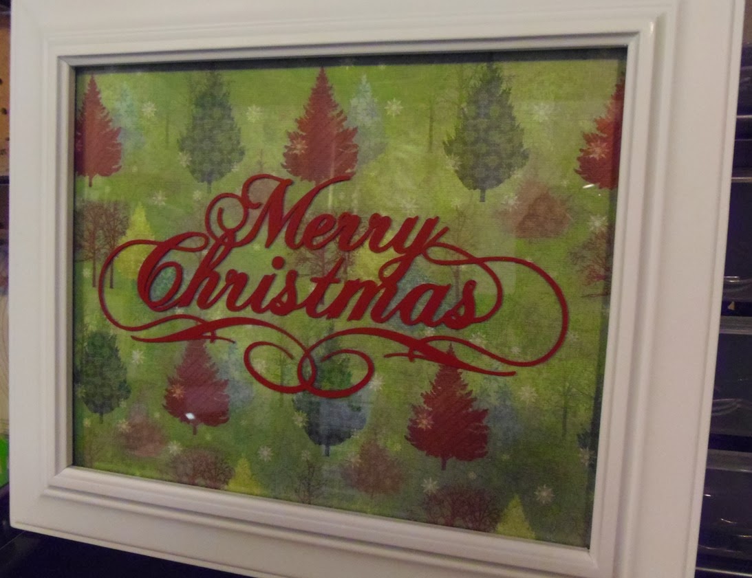 Craft with Bee: 25 Days of Christmas - Simple Christmas Frame