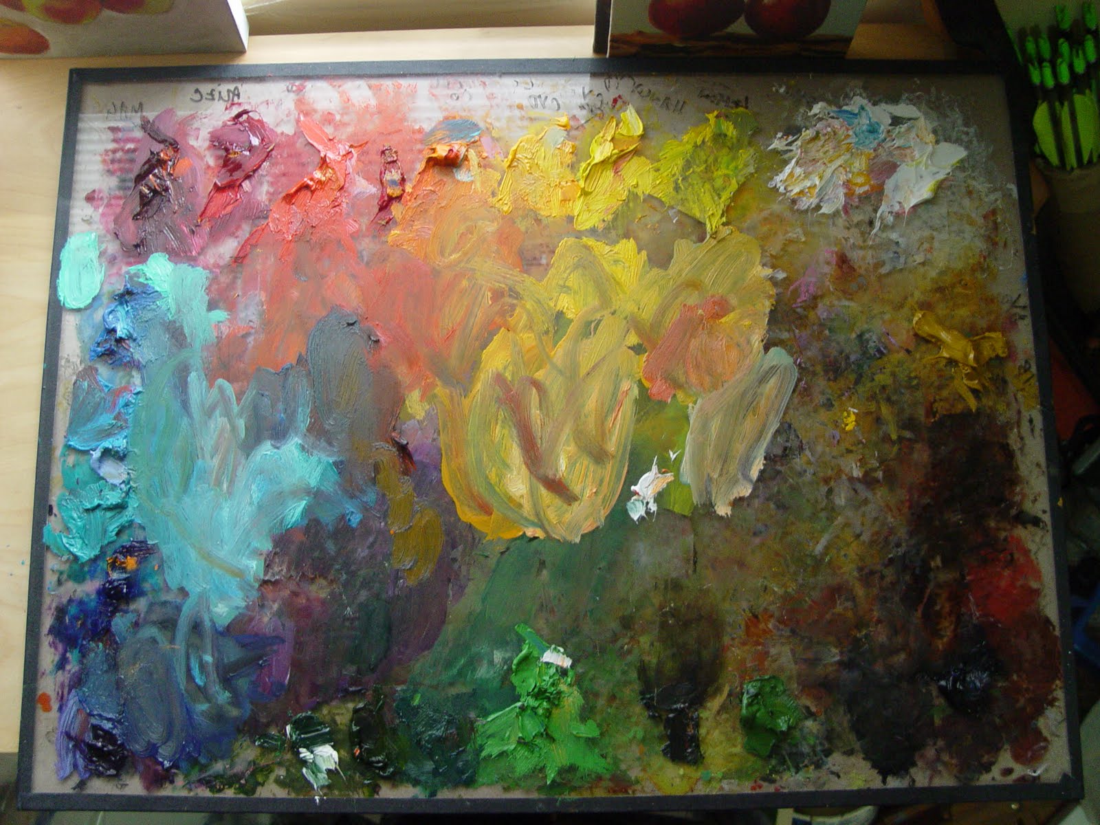 Artwork by Dana Aldis Direct Painting 3 The Gestural Line Painting