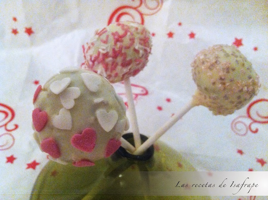 Cake pops de dulce de leche