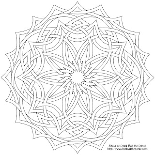 Coloring page- knotwork