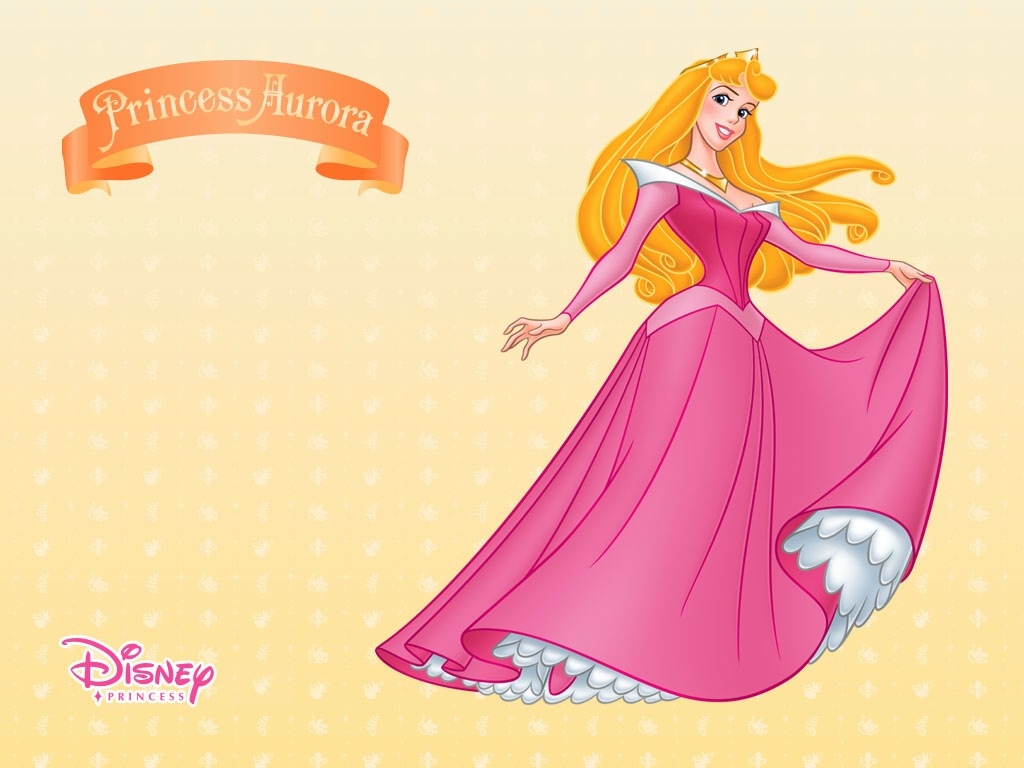 Perfect and Beautifull Disney Princess Aurora Wear Pink Dress