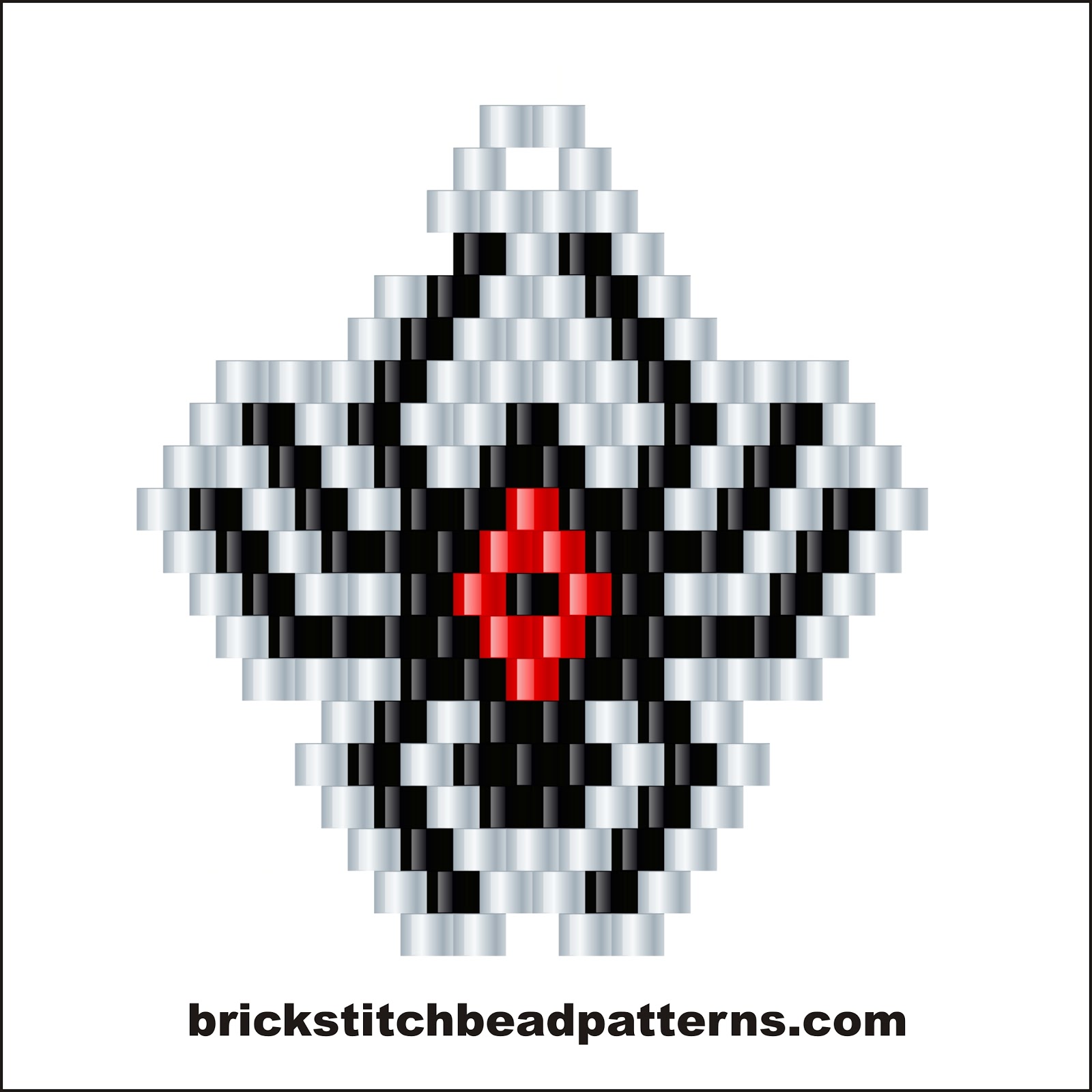 brick-stitch-bead-patterns-journal-black-widow-spider-halloween-free