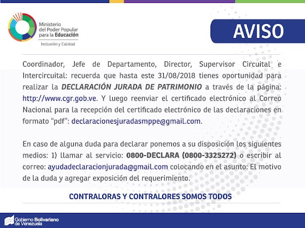 AVISO: Coordinador, Jefe de Departamento, Director, Supervisor Circuital e Intercircuital AVISO: Coordinador, Jefe de Departamento, Director, Supervisor Circuital e Intercircuital