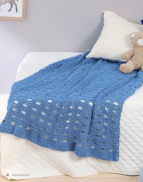 tshirt yarn afghan blanket crochet pattern