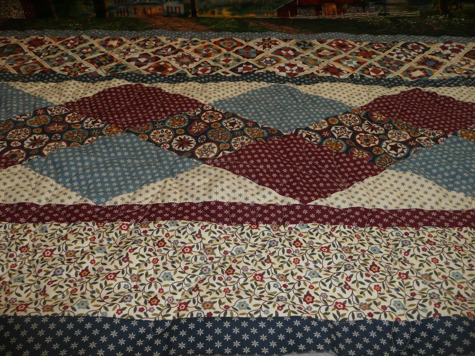 Acorn Ridge Quilting Betty's Farmstead Quilt