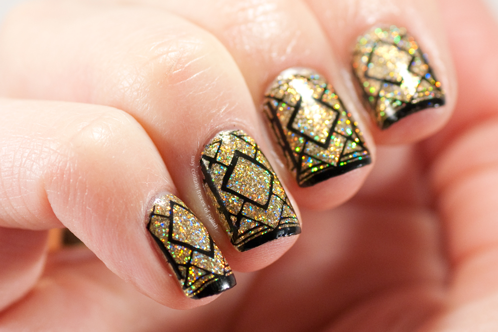 Great Gatsby Inspired Nail Art - wide 6