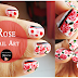 Rose Flower Nail Art