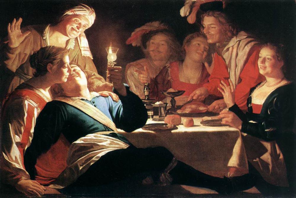 Painting of Gerrit van Honthorst artist, Gerrit van Honthorst paintings