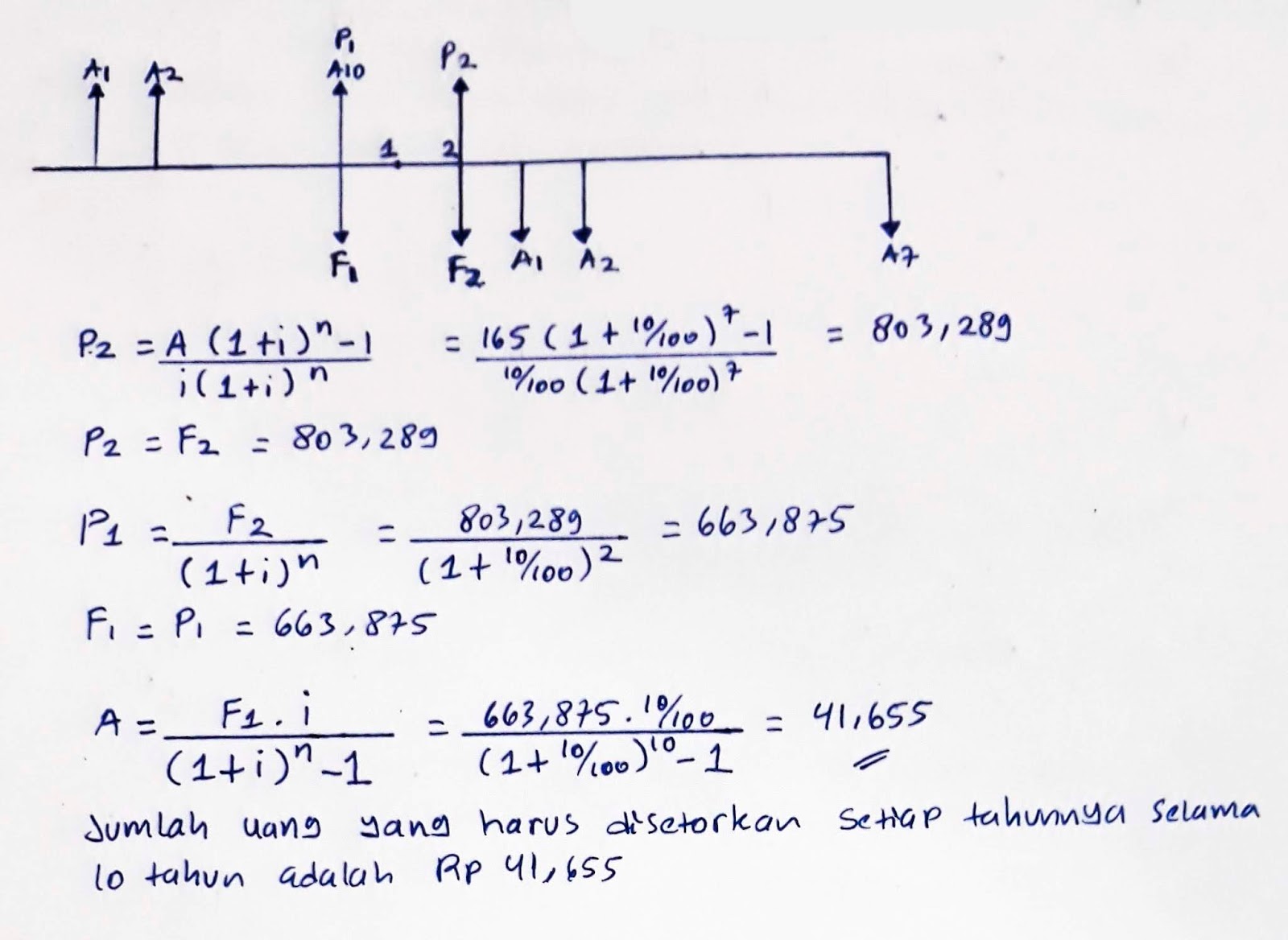 Salam Damai Soal Dan Pembahasan Ekonomi Teknik