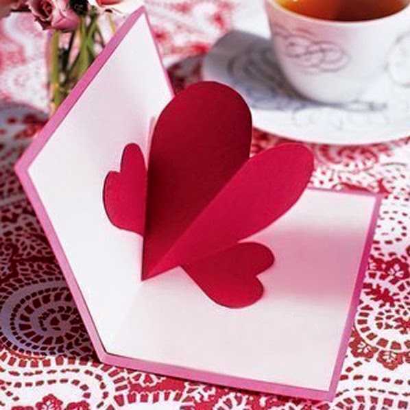 orar Transición superstición Tarjeta con corazón 3d para san Valentín ~ lodijoella