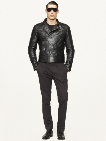Disappear Here: Ralph Lauren Black Label stand out piece - Leather Moto ...