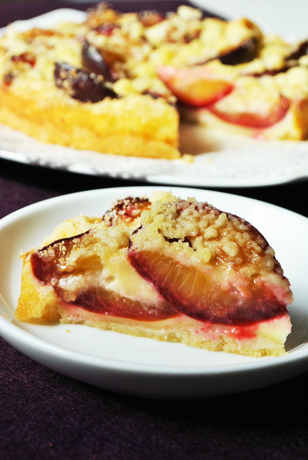 Küchenzaubereien: Zwetschgen-Schmand-Kuchen mit Streusel