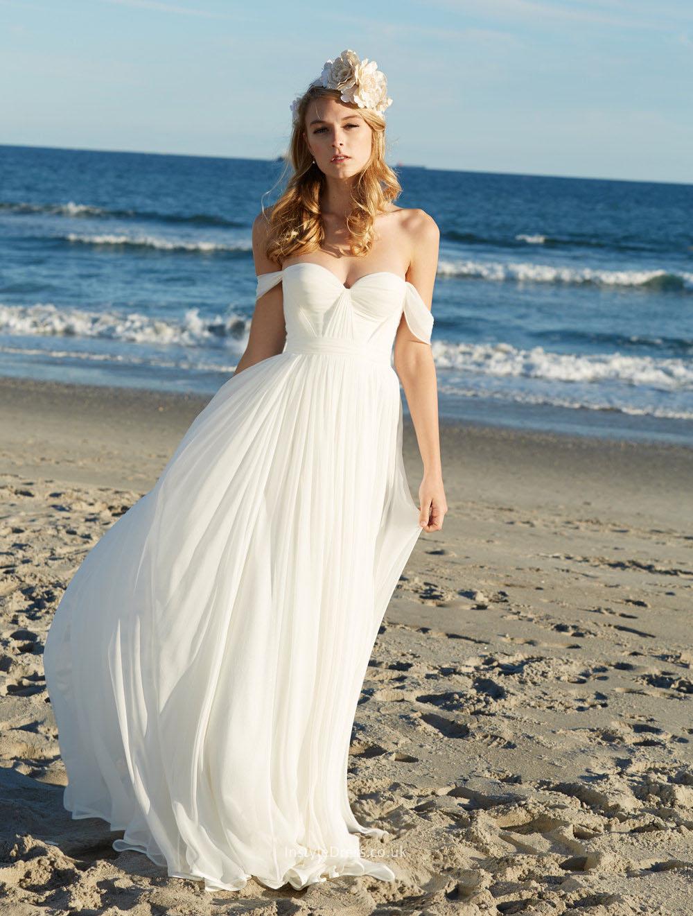 Dreamy beach wedding and dresses