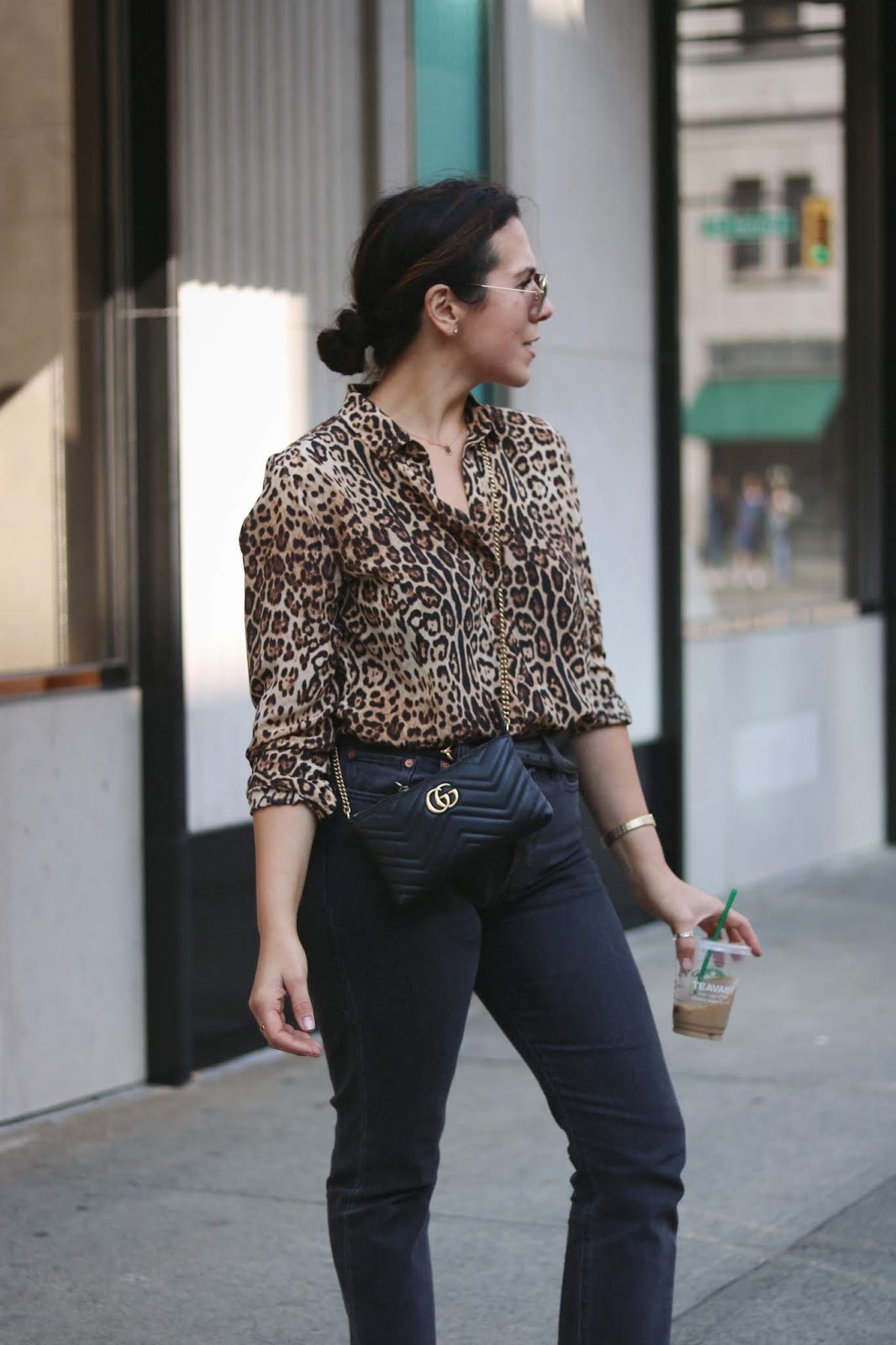 pakket vlotter Jumping jack Leopard-print blouse — Covet & Acquire