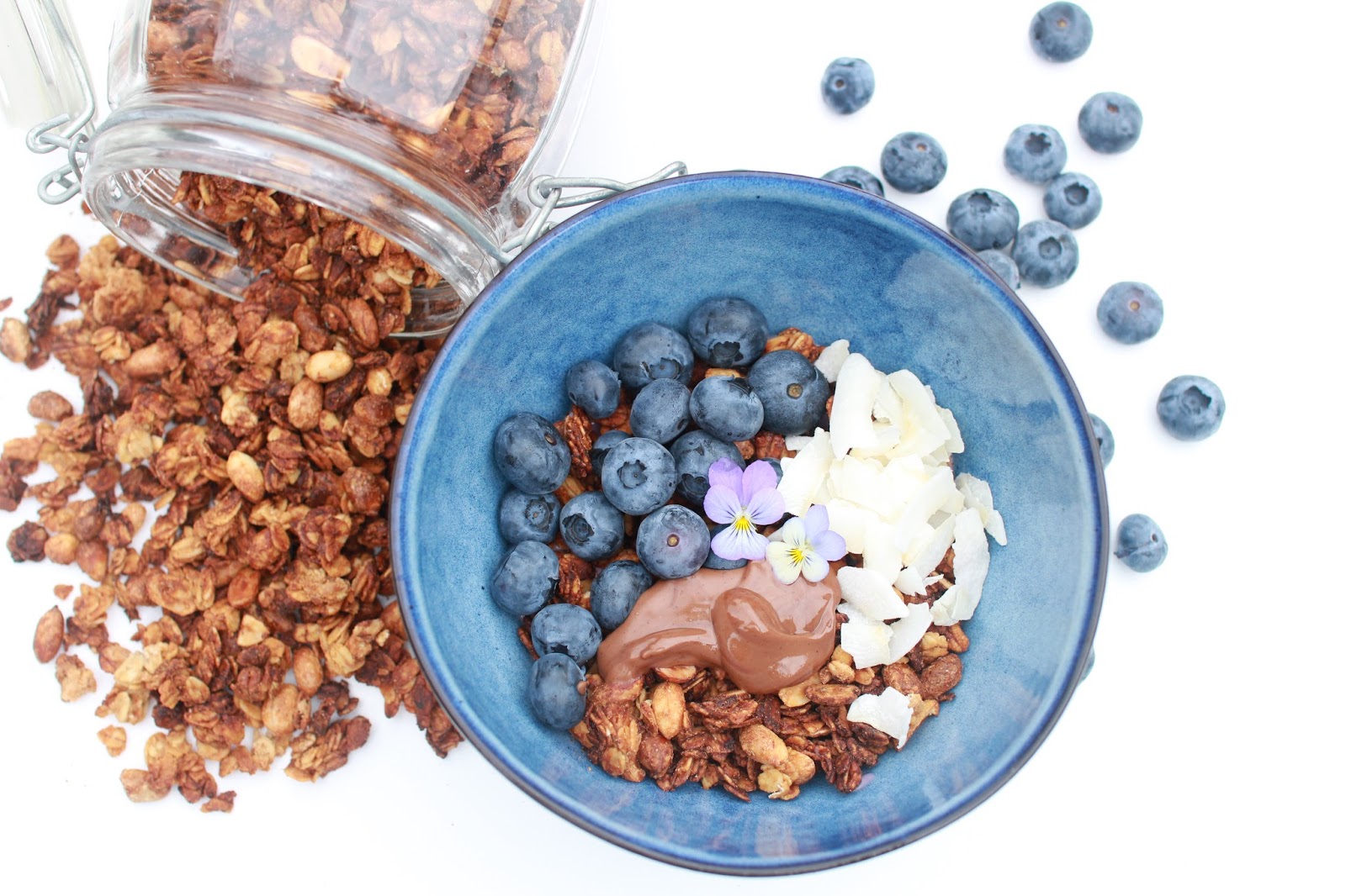 Banana Peanut Butter Granola [Vegan, GF] A Wildflower Life