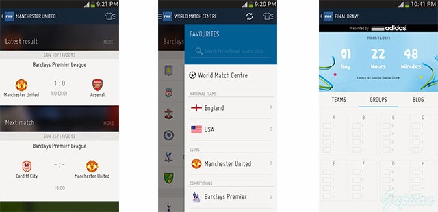 FIFA for Android Aplikasi Resmi Piala Dunia 2014