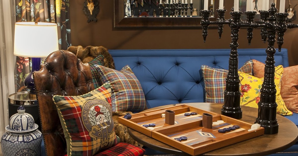 The Inverness Sofa - shown in Blackwatch Tartan – Scot Meacham Wood Home