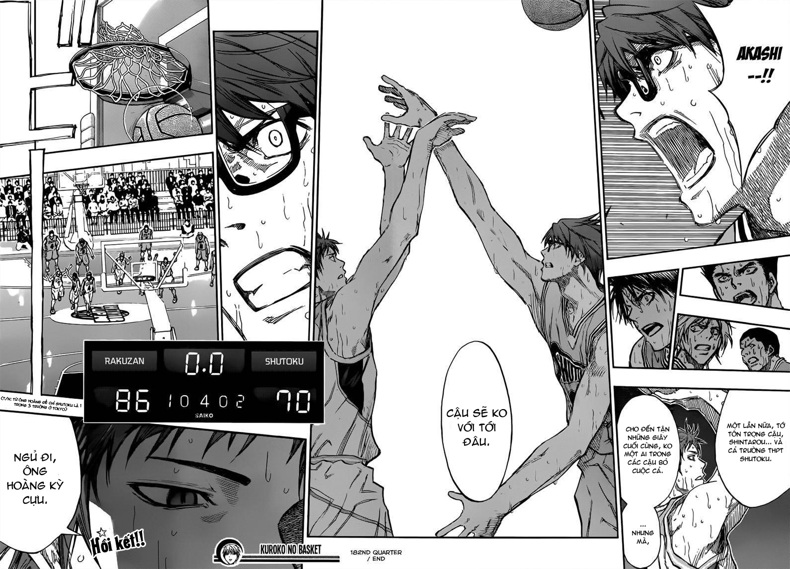 Kuroko No Basket chap 182 trang 18