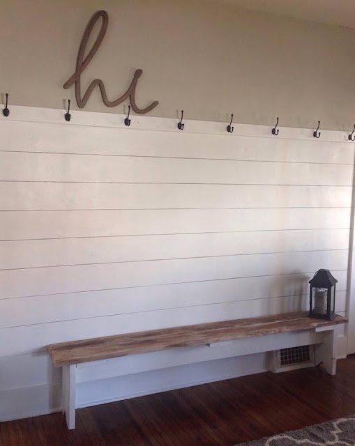 Faux Shiplap DIY Sharpie Shiplap and Painted Shiplap Tutorial Rachel Teodoro