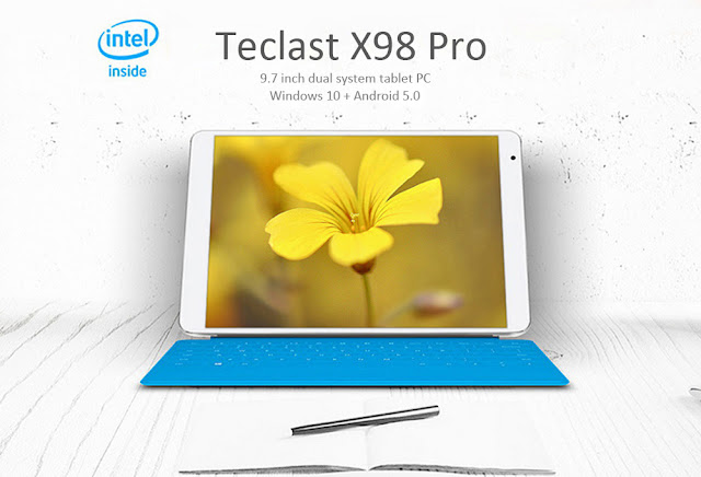 Teclast X98 Pro tablet con android e windows 10