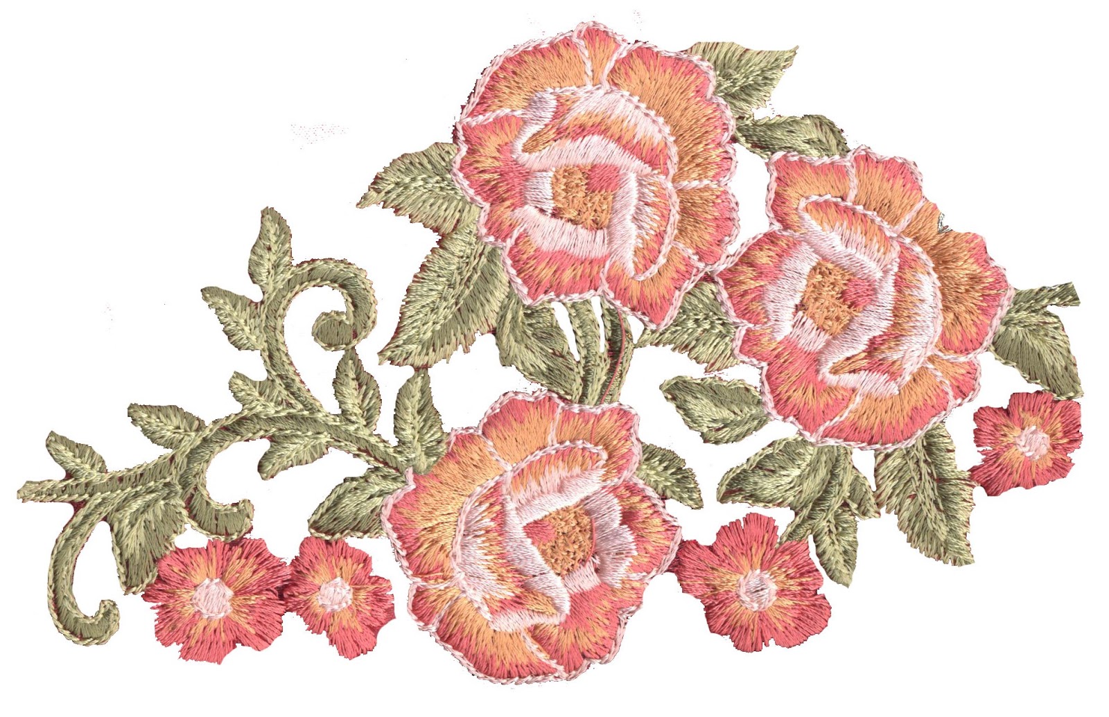 Flowers Embroidery Pattern