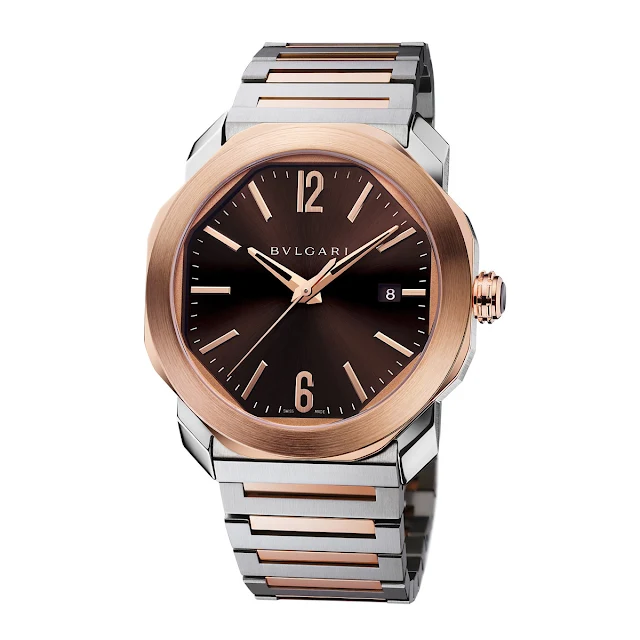 Bulgari Octo Roma in steel and rose gold