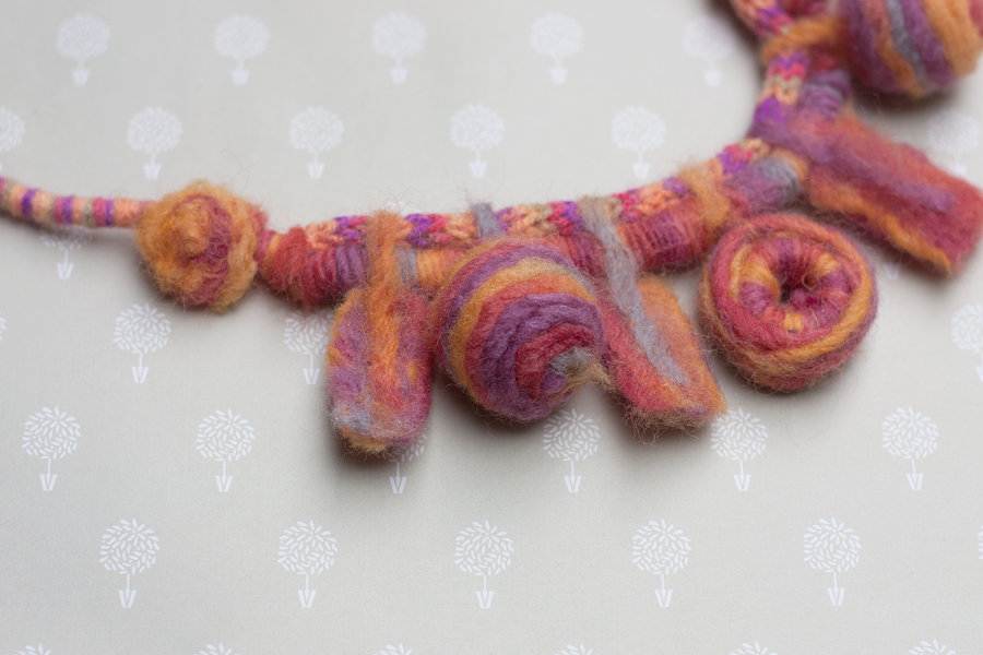 rRradionica Needle felted wool necklaces
