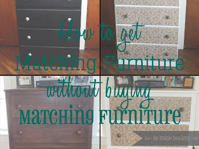 How to Get Matching Furniture Without Buying Matching Furniture {be made designs}