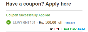 how to apply ebay coupon