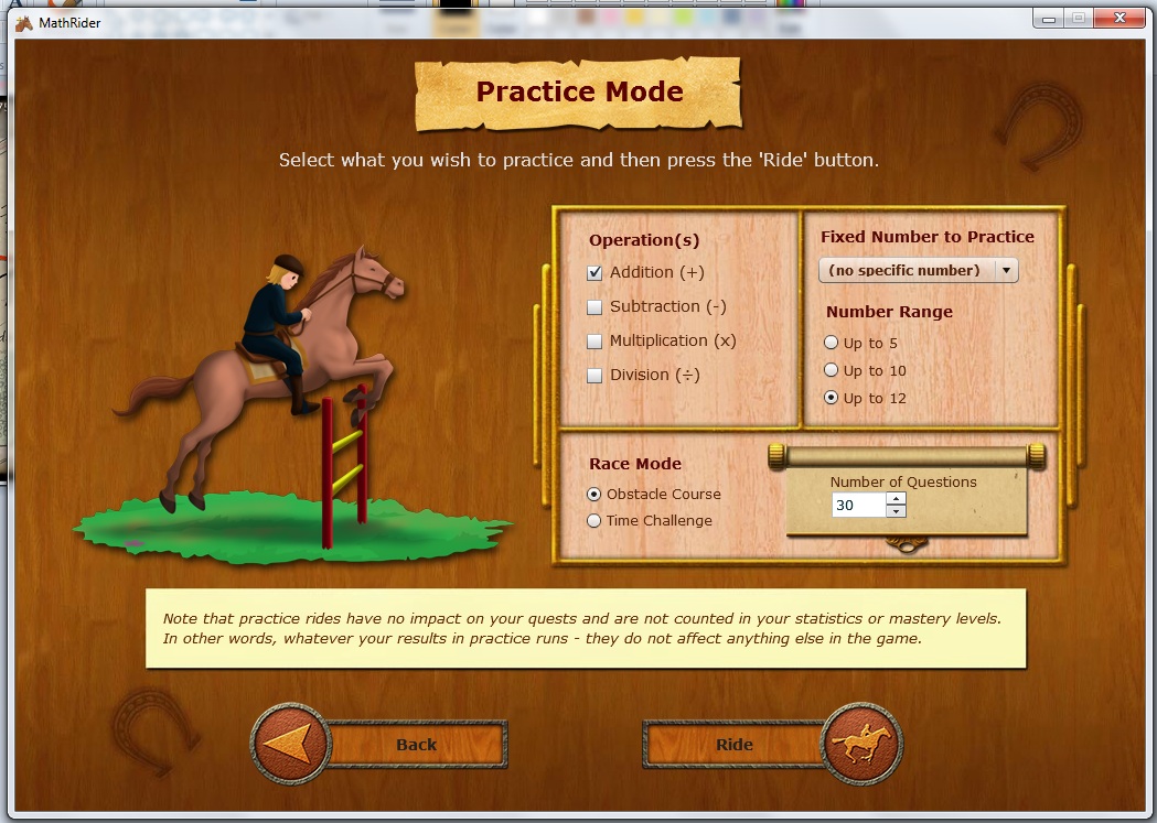 The Fruit of Her Hands: Math Rider