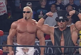WCW World War 3 1998 - Scott Steiner & Buff Bagwell pose